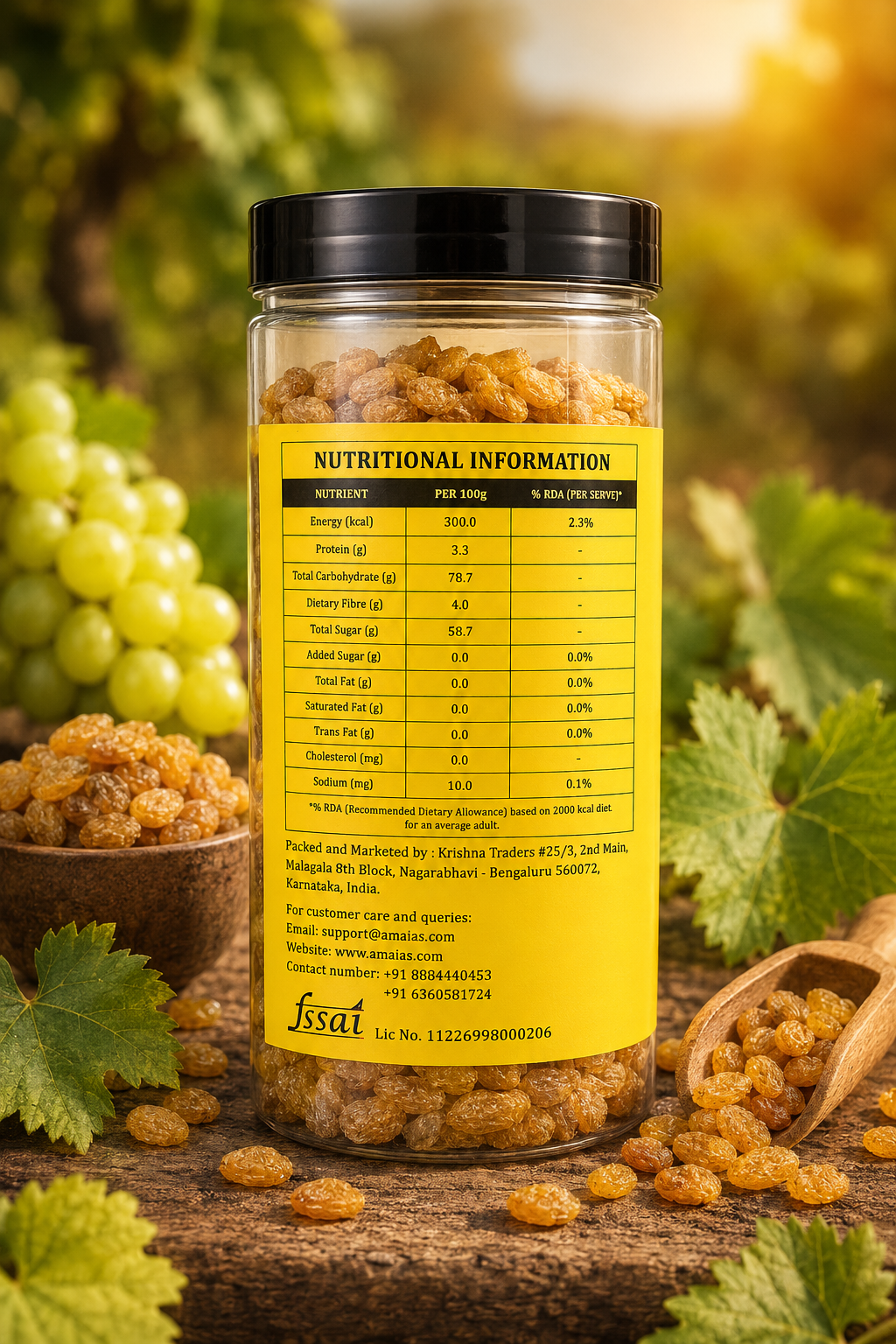 Amaia's Raisins(500g)